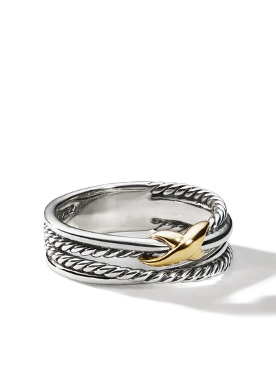 David Yurman Sterling Silver Crossover X Ring