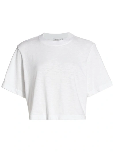 Cotton Citizen Tokyo Crop Tee In White