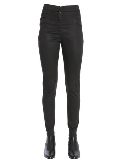 Balmain High Waist Trousers In Black