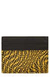 Fendi X Sarah Coleman Fisheye Logo Card Holder Yellow