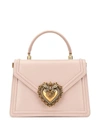 Dolce & Gabbana Large Devotion Shoulder Bag In Pink