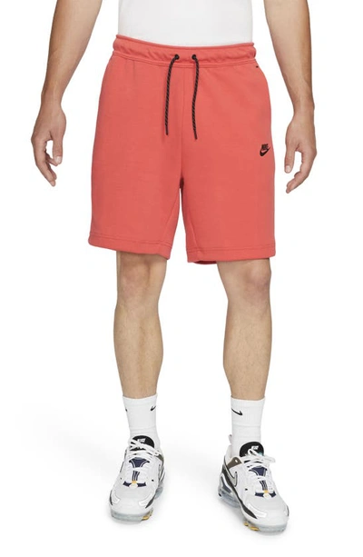 Nike Sportswear Tech Fleece Men's Shorts In Lobster,black