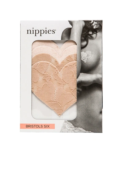 Bristols6 Nippies Hearts Patch Of Freedom In Creme