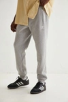 Adidas Originals Essential Fleece Pants In Medium Grey Heather
