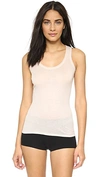 Skin Racer Back Tank In Nude