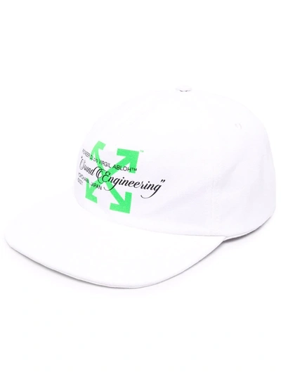 Off-white Off White X Pioneer Sound Engineering Baseball Cap In White,green,black
