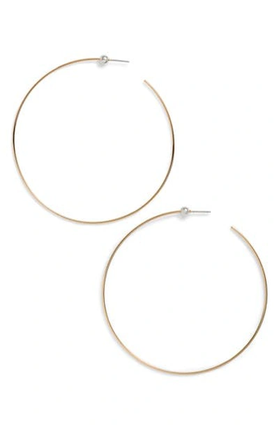 Jenny Bird Large Icon Hoop Earrings In Gold