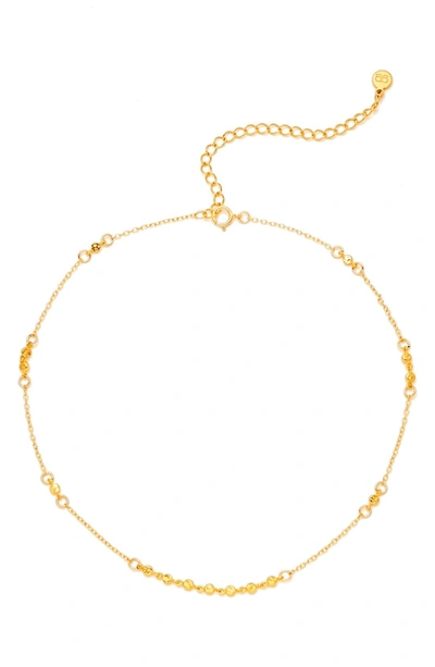 Gorjana Chloe Delicate Choker Necklace, 12 In Gold