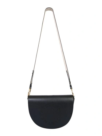 Stella Mccartney Black Logoed Marlee Bag