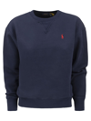 Polo Ralph Lauren Logo Embroidered Sweatshirt In Navy