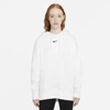 Nike Sportswear Collection Essentials Oversized Fleece Hoodie In White