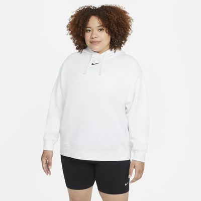 Nike Sportswear Collection Essentials Women's Oversized Fleece Hoodie In White,black