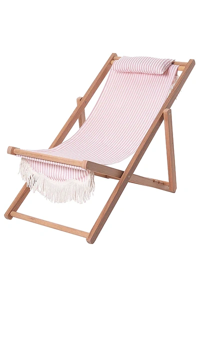 Business & Pleasure Co. Sling Chair In Pink
