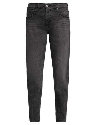 Ag Ex Boyfriend High Rise Cropped Slim Jeans In Roadway