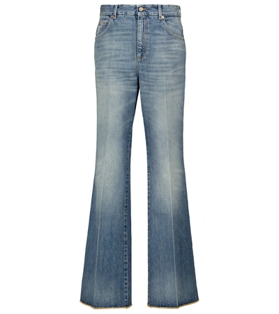 Gucci Eco-washed Organic Denim Jeans In Blue
