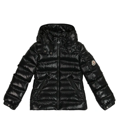 Moncler Kids' Bady Hooded Down Jacket In Black