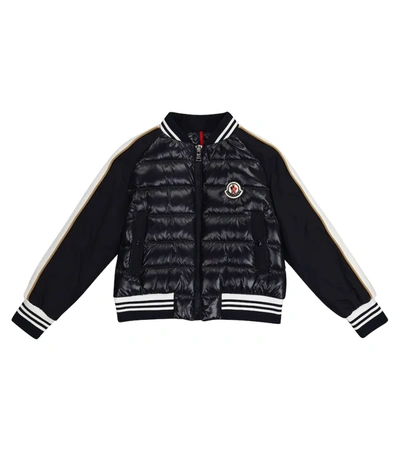 Moncler Kids' Bilheran Bomber Jacket In 白色