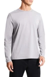 Theory Roy Luxe Jersey Long Sleeve Tee In High Rise