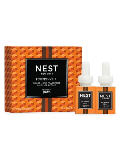 Nest New York Pumpkin Chai Smart Home Fragrance 2-piece Diffuser Refill Set