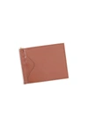 Royce New York Rfid Leather Money Clip Card Case In Tan