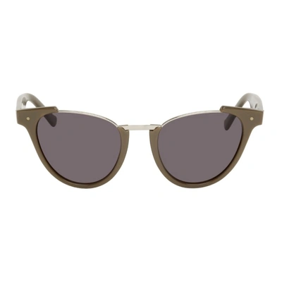 Grey Ant 51mm Black Pearl Cat Eye Sunglasses In Grey/ Grey