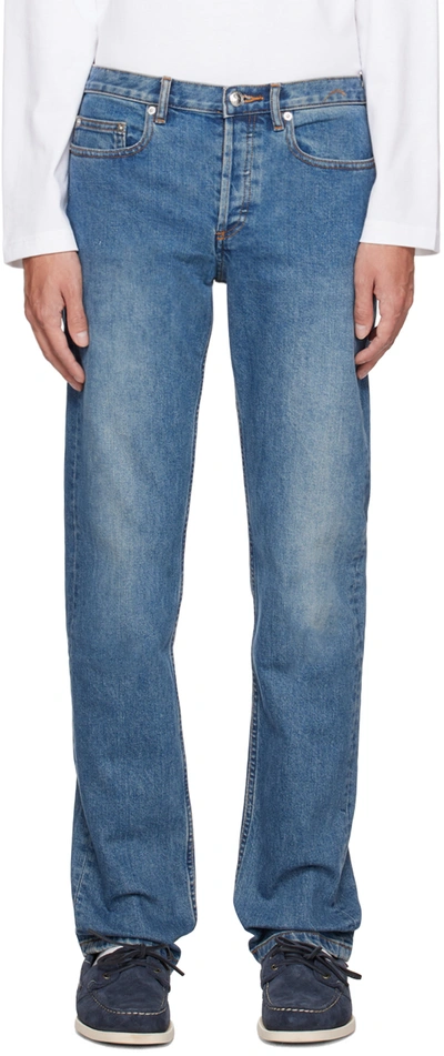 Apc Petit New Standard Jeans In Denim