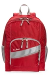 L.l.bean Kids' Deluxe Iv Backpack In Red