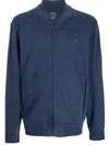 Polo Ralph Lauren Double Knit Jersey Half Zip Pullover In Spring Navy Heather