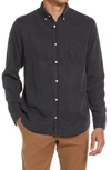 Nn07 Levon Long Sleeve Corduroy Shirt In Grey