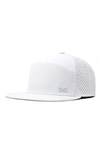Melin Hydro Trenches Snapback Baseball Cap In White/ White