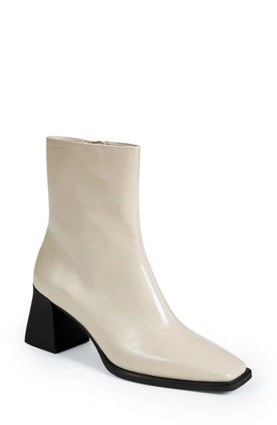 Vagabond Shoemakers Hedda Bootie In Plaster Patent Leather