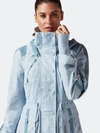 Blanc Noir Camo Hooded Anorak In Light Blue Camo