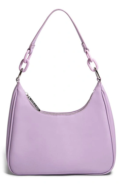 House Of Want Newbie Vegan Leather Shoulder Bag In Lilac
