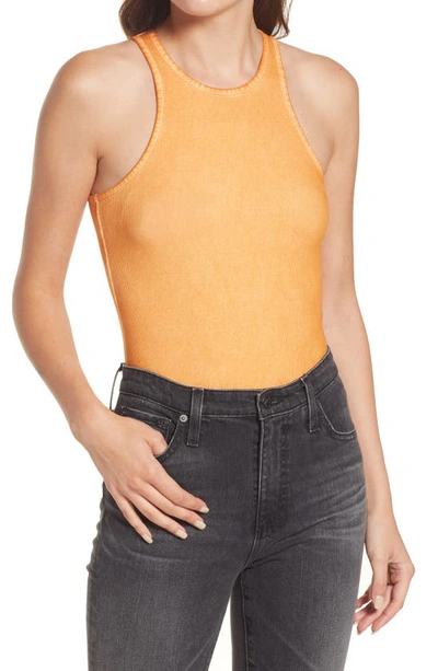 Allsaints Jamie Tank Bodysuit In Moroccan Flame