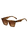 Fifth & Ninth Chicago 53mm Cat Eye Sunglasses In Torte/ Brown