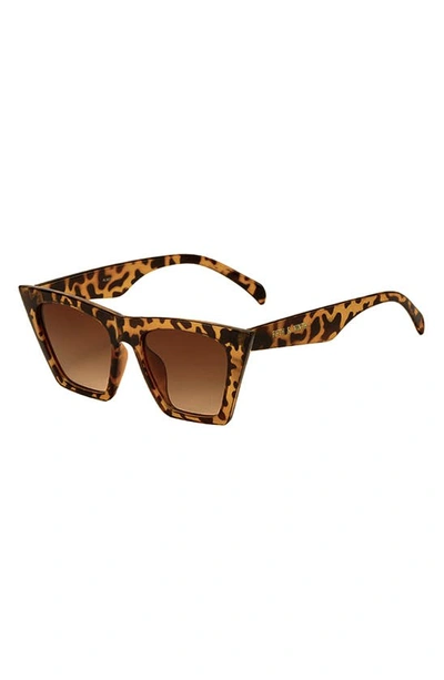 Fifth & Ninth Chicago 53mm Cat Eye Sunglasses In Torte/ Brown