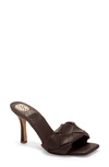 Vince Camuto Brelanie Braided Strap Sandal In Chocolate Craving