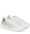 Alaïa Perforated Calfskin Fashion Sneakers In White