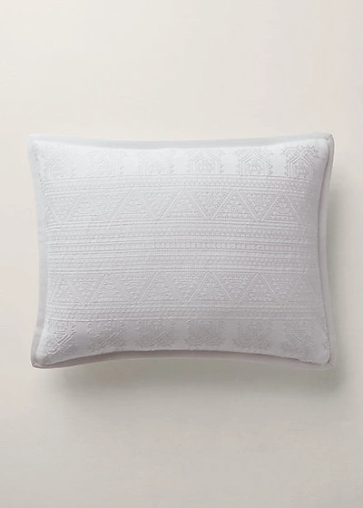Ralph Lauren Amaliya Throw Pillow In Off White/gray