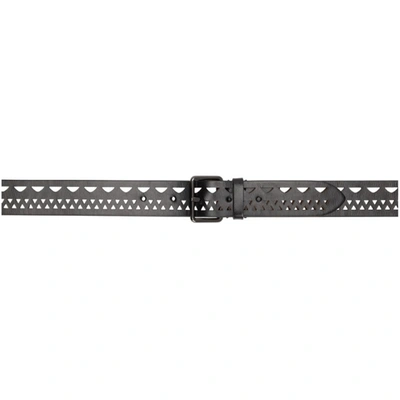 Alaïa Black Vienne Belt In 999 Black