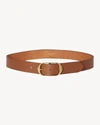 Nili Lotan Nili's Belt In Cuoio W/antique Brass