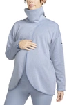 Nike Maternity Reversible Pullover In Grey