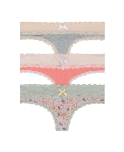 Honeydew Women's Ahna Thong, Pack Of 3 In Asst1