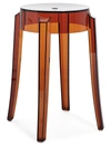 Kartell Charles Ghost Chair, Set Of 2 In Amber