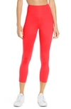 Girlfriend Collective Pocket Crop Leggings In Geranium