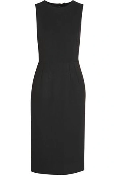 Dolce & Gabbana Woman Embellished Stretch-crepe Dress Black