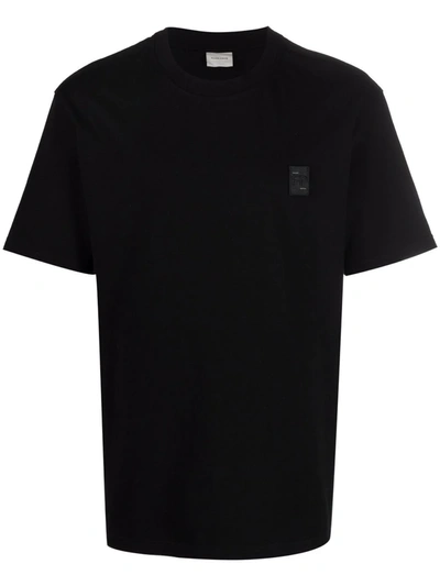 Filling Pieces Lux Logo-patch Organic Cotton T-shirt In Black