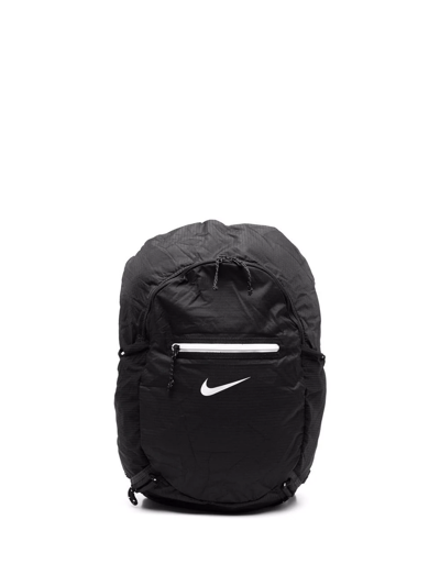 Nike Stash Backpack In Black/ Black/ White