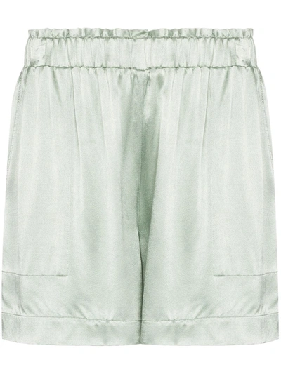 Rails Leighton Satin Pyjama Bottoms In Grün