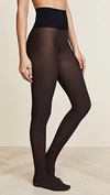 Commando Matte Opaque Footless Tights In Espresso